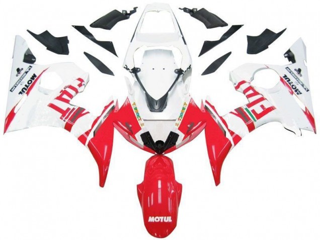 Bianco Rosso Fiat Carene Yamaha R6 2003-2005 Bianco Rosso Fiat Carene Yamaha R6 2003-2005