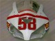 Bianco Rosso Kit Completo Carenatura ABS Honda CBR 1000 RR 2004-2005 Bianco Rosso Kit Completo Carenatura ABS Honda CBR 1000 RR 2004-2005