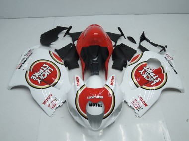 Bianco Rosso Lucky Strike Motul Carene Suzuki GSXR 1300 Hayabusa 1996-2007