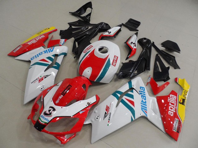 Bianco Rosso Verde Carene Aprilia RS 125 2006-2011 Bianco Rosso Verde Carene Aprilia RS 125 2006-2011