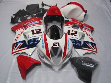 Bianco Rosso Xerox 21 Carene Suzuki GSXR 1300 Hayabusa 1996-2007