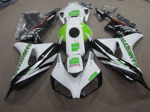 Bianco Verde Hannspree Carene Honda CBR 1000 RR 2006-2007