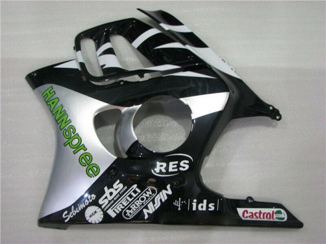 Bianco Verde Hannspree Carene Honda CBR 600 F3 1995-1998 Bianco Verde Hannspree Carene Honda CBR 600 F3 1995-1998