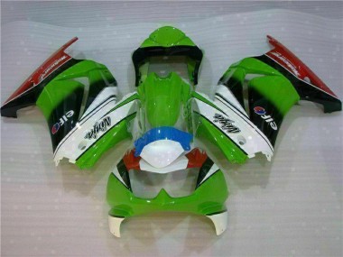Bianco Verde Nero Ninja Carene Kawasaki EX250 2008-2012