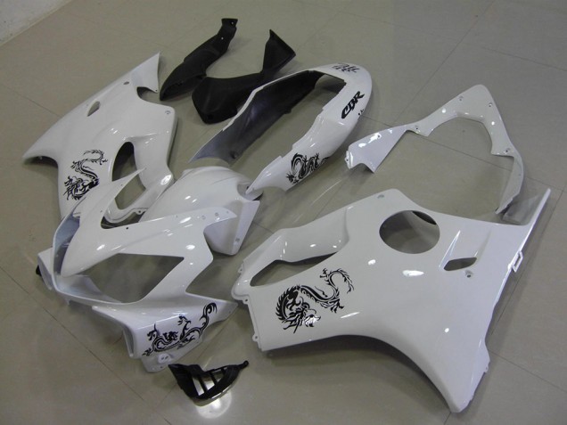 Bianco con Nero Dragon Carene Honda CBR 600 F4i 2004-2007 Bianco con Nero Dragon Carene Honda CBR 600 F4i 2004-2007