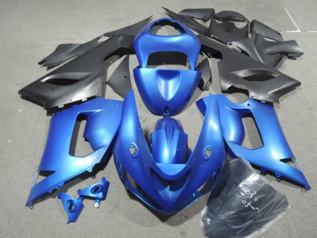 Blu ABS Plastica & Carenatura Kawasaki ZX6R 2005-2006 Blu ABS Plastica & Carenatura Kawasaki ZX6R 2005-2006
