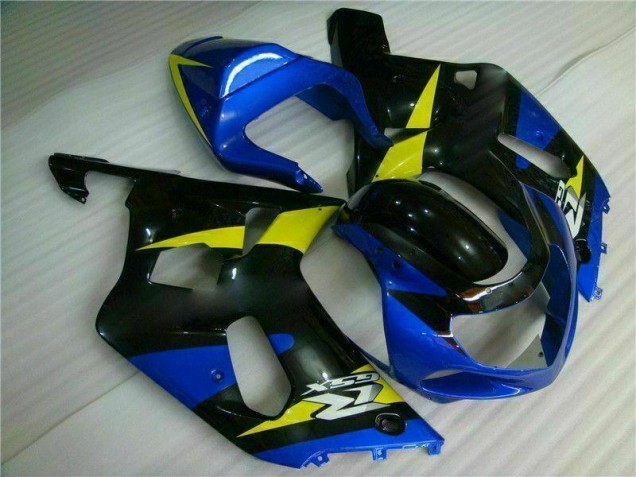 Blu ABS Plastica & Carene Suzuki GSXR 600 / 750 K1 K2 K3 2001-2003