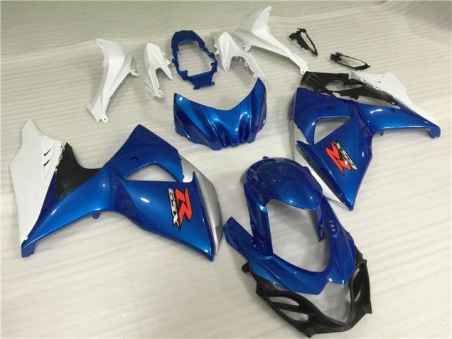 Blu Bianco ABS Kit Carenatura Suzuki GSXR 1000 K9 2009-2016 Blu Bianco ABS Kit Carenatura Suzuki GSXR 1000 K9 2009-2016