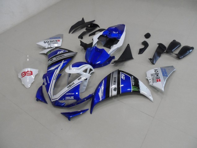 Blu Bianco ABS Kits Carenatura Yamaha R1 2012-2014 Blu Bianco ABS Kits Carenatura Yamaha R1 2012-2014
