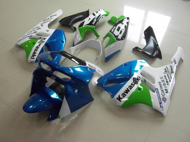Blu Bianco Carene Kawasaki ZX9R 1994-1997 Blu Bianco Carene Kawasaki ZX9R 1994-1997
