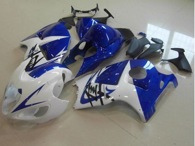 Blu Bianco Carene & Plastica Suzuki GSXR 1300 Hayabusa 1996-2007