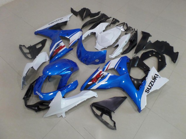Blu Bianco Carene Suzuki GSXR 1000 K9 2009-2016 Blu Bianco Carene Suzuki GSXR 1000 K9 2009-2016