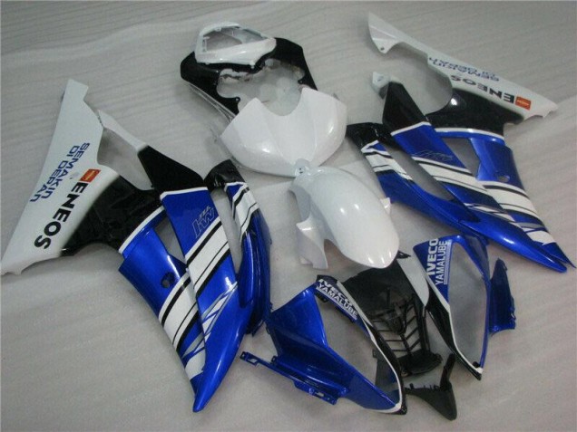Blu Bianco Carene Yamaha R6 2008-2016 Blu Bianco Carene Yamaha R6 2008-2016