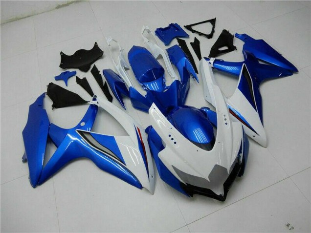 Blu Bianco Carrozzeria & Carena Suzuki GSXR 600 / 750 K8 2008-2010 Blu Bianco Carrozzeria & Carena Suzuki GSXR 600 / 750 K8 2008-2010