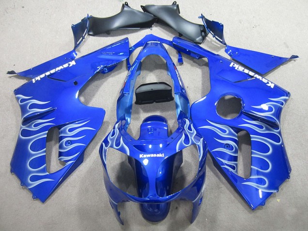 Blu Bianco Fiamma Carene Kawasaki ZX12R 2000-2001 Blu Bianco Fiamma Carene Kawasaki ZX12R 2000-2001