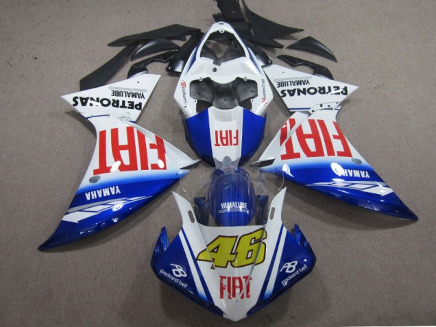Blu Bianco Fiat 46 Carene Yamaha R1 2009-2011 Blu Bianco Fiat 46 Carene Yamaha R1 2009-2011