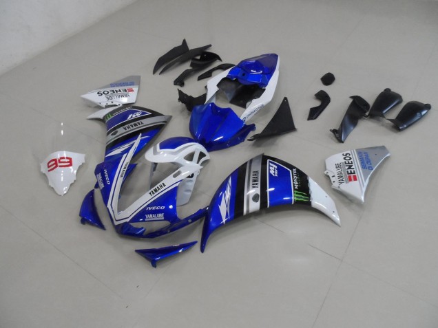 Blu Bianco Kit Carenatura Yamaha R1 2009-2011