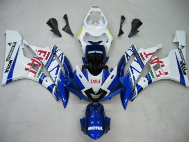 Blu Bianco Motul Rosso Fiat Carene Yamaha R6 2006-2007