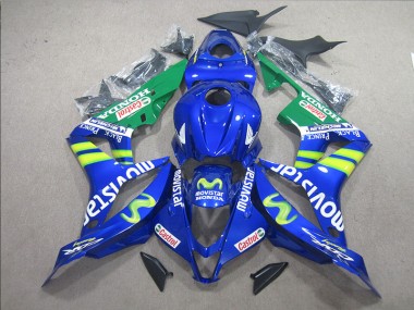 Blu Bianco Movistar Carene Honda CBR 600 RR 2007-2008