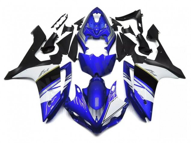 Blu Bianco Nero ABS Plastica & Carena Yamaha R1 2004-2006 Blu Bianco Nero ABS Plastica & Carena Yamaha R1 2004-2006