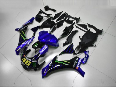 Blu Blu Bianco ENEOS 46 Monster Kit Carenatura Completo ABS Yamaha R1 2015-2019