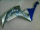 Blu Fiamma Argento Carene Honda CBR 1000 RR 2006-2007 Blu Fiamma Argento Carene Honda CBR 1000 RR 2006-2007