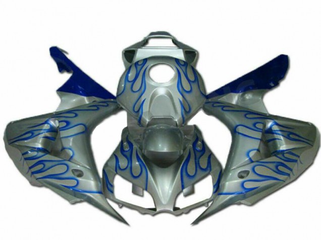 Blu Fiamma Argento Carene Honda CBR 1000 RR 2006-2007 Blu Fiamma Argento Carene Honda CBR 1000 RR 2006-2007