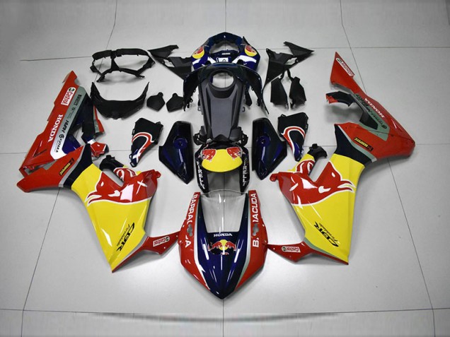 Blu Giallo Rosso Red Bull Carene Honda CBR 1000 RR 2017-2023 Blu Giallo Rosso Red Bull Carene Honda CBR 1000 RR 2017-2023