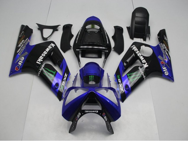 Blu Monster Carene Kawasaki ZX6R 2003-2004 Blu Monster Carene Kawasaki ZX6R 2003-2004