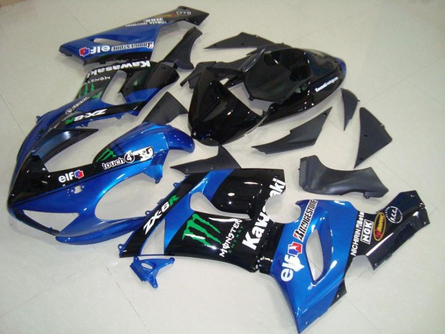 Blu Monster Carene Kawasaki ZX6R 2005-2006 Blu Monster Carene Kawasaki ZX6R 2005-2006
