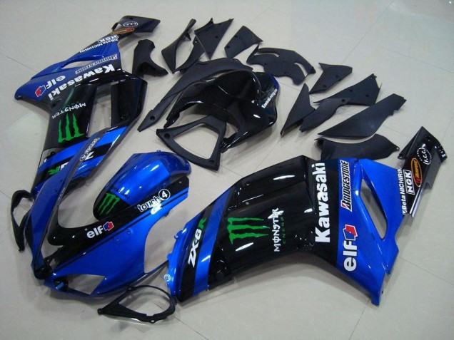 Blu Monster Carene Kawasaki ZX6R 2007-2008 Blu Monster Carene Kawasaki ZX6R 2007-2008