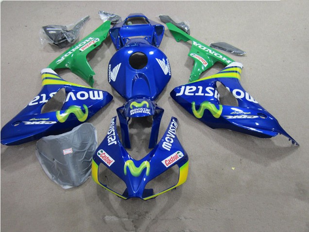 Blu Movistar Castrol Carene Honda CBR 1000 RR 2006-2007 Blu Movistar Castrol Carene Honda CBR 1000 RR 2006-2007