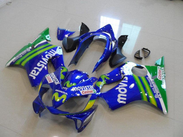 Blu Movistar Castrol Carene Honda CBR 600 F4i 2004-2007