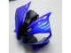 Blu Nero ABS Plastica & Carena Yamaha R6 2006-2007 Blu Nero ABS Plastica & Carena Yamaha R6 2006-2007