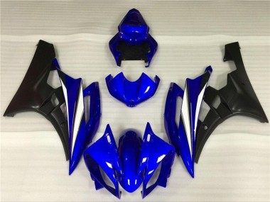 Blu Nero ABS Plastica & Carena Yamaha R6 2006-2007