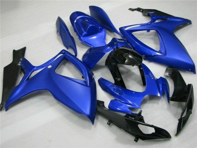 Blu Nero ABS Plastica & Carenatura Suzuki GSXR 600 / 750 K6 2006-2007 Blu Nero ABS Plastica & Carenatura Suzuki GSXR 600 / 750 K6 2006-2007