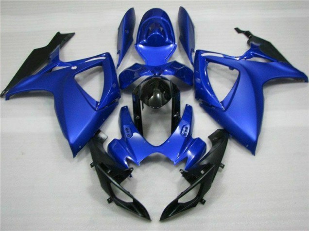 Blu Nero ABS Plastica & Carenatura Suzuki GSXR 600 / 750 K6 2006-2007 Blu Nero ABS Plastica & Carenatura Suzuki GSXR 600 / 750 K6 2006-2007