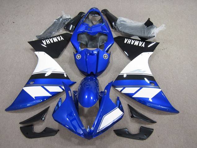 Blu Nero Bianco ABS Kits Carene Yamaha R1 2012-2014 Blu Nero Bianco ABS Kits Carene Yamaha R1 2012-2014