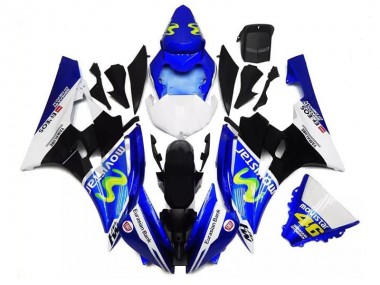 Blu Nero Bianco Carene Yamaha R6 2006-2007