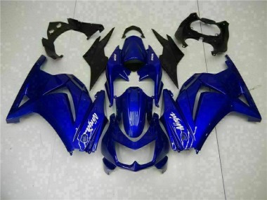 Blu Nero Bianco Ninja Kits Carenatura Completa Kawasaki EX250 2008-2012