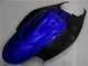 Blu Nero Carrozzeria & Plastica Suzuki GSXR 600 / 750 K6 2006-2007 Blu Nero Carrozzeria & Plastica Suzuki GSXR 600 / 750 K6 2006-2007