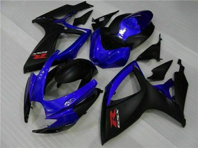 Blu Nero Carrozzeria & Plastica Suzuki GSXR 600 / 750 K6 2006-2007 Blu Nero Carrozzeria & Plastica Suzuki GSXR 600 / 750 K6 2006-2007