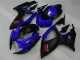 Blu Nero Carrozzeria & Plastica Suzuki GSXR 600 / 750 K6 2006-2007 Blu Nero Carrozzeria & Plastica Suzuki GSXR 600 / 750 K6 2006-2007