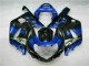 Blu Nero Kit Carenatura Suzuki GSXR 600 / 750 K1 K2 K3 2001-2003 Blu Nero Kit Carenatura Suzuki GSXR 600 / 750 K1 K2 K3 2001-2003