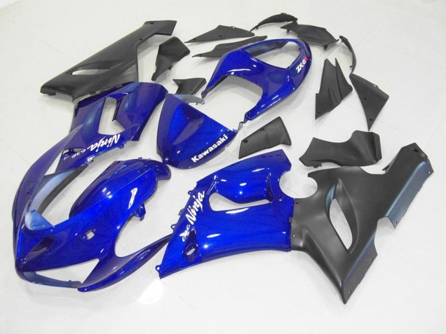 Blu Nero Kit Carene Kawasaki ZX6R 2005-2006 Blu Nero Kit Carene Kawasaki ZX6R 2005-2006