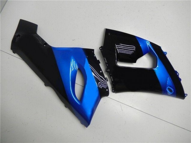 Blu Nero Kit Completo Carenatura ABS Kawasaki ZX6R 2005-2006 Blu Nero Kit Completo Carenatura ABS Kawasaki ZX6R 2005-2006