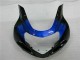 Blu Nero Kit Completo Carenatura ABS Suzuki GSXR 600 / 750 K1 K2 K3 2001-2003 Blu Nero Kit Completo Carenatura ABS Suzuki GSXR 600 / 750 K1 K2 K3 2001-2003