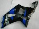 Blu Nero Kit Completo Carenatura ABS Suzuki GSXR 600 / 750 K1 K2 K3 2001-2003 Blu Nero Kit Completo Carenatura ABS Suzuki GSXR 600 / 750 K1 K2 K3 2001-2003