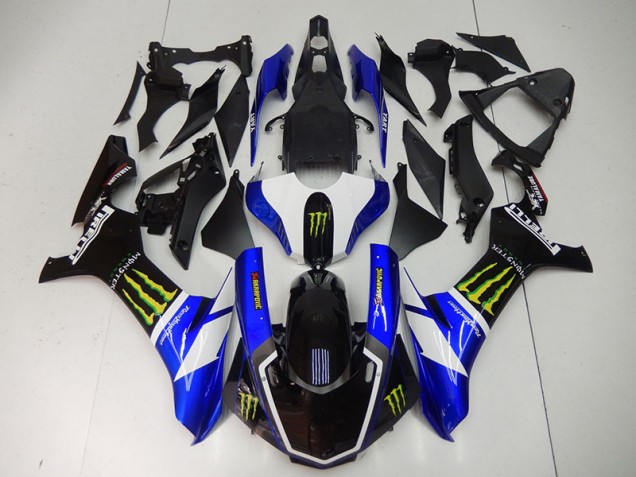 Blu Nero Monster Carene Yamaha R1 2015-2019 Blu Nero Monster Carene Yamaha R1 2015-2019
