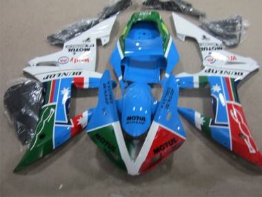 Blu Rosso Verde Motul Carena Honda CBR 1000 RR 2004-2005